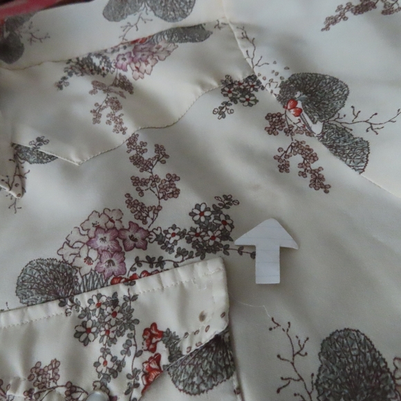 Vtg H Bar C Ranchwear Long Tail Pearl Snap Shirt Mens Western Cowboy Boho - Picture 4 of 10